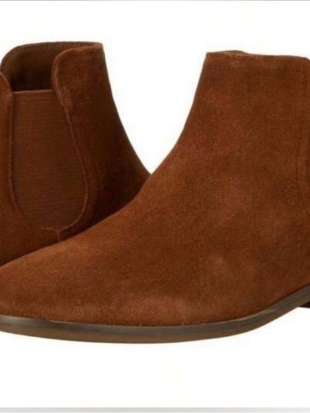 Clarks Women's Chestnut Suede Chelsea Booties